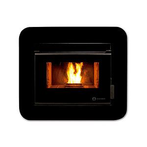 Insertable Pellet  ECOFOREST CORDOBA GLASS 12 Kw Canalizable 